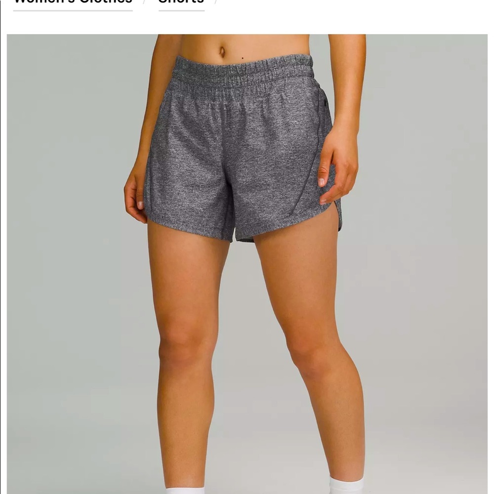 Track That Mid-Rise Lined Short 5" Heather Lux Multi Black
